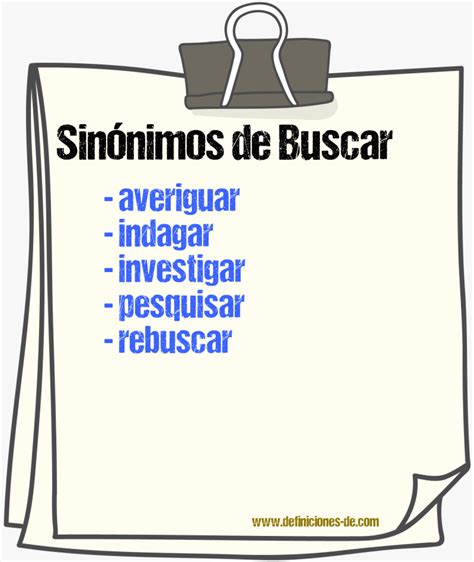 encontrar sinonimo|sinónimos de búsqueda.